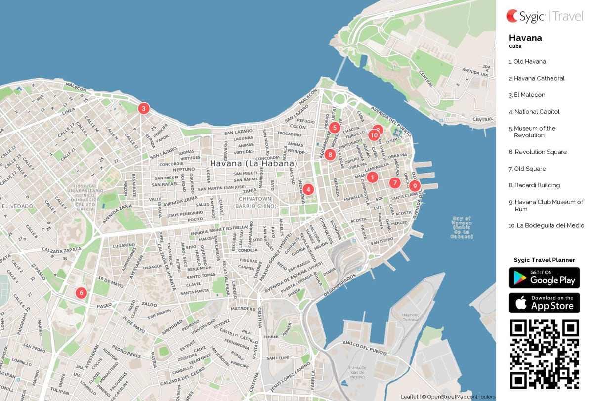 la Havana žemėlapyje