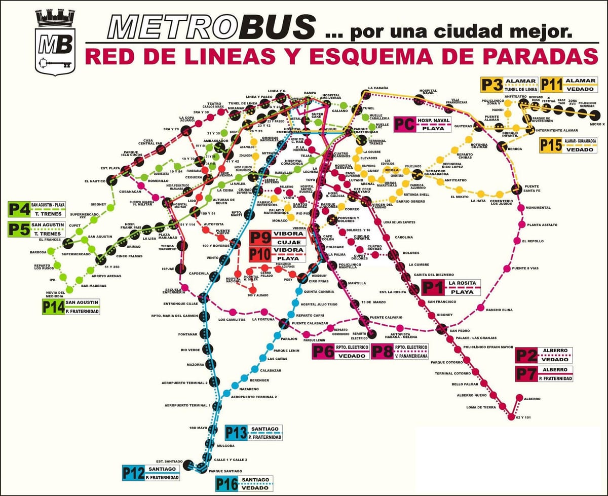 žemėlapis viazul autobusų stotis Havana